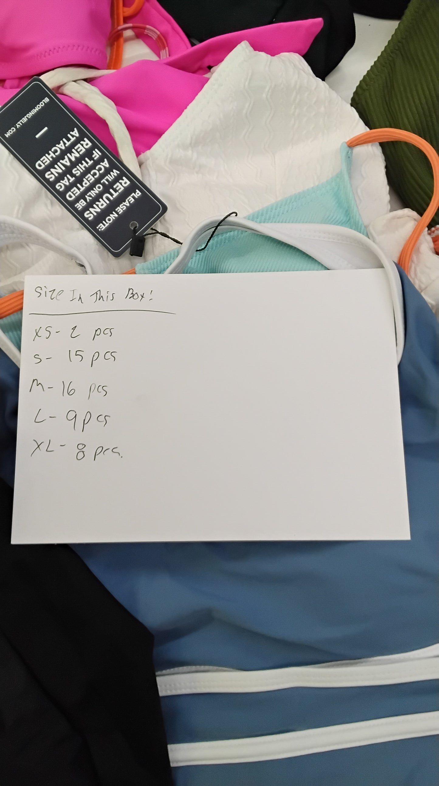 AMZN | Women's Assorted Swimwear Sets | NWT/NIB | 50 Pieces | Small Box #A-85