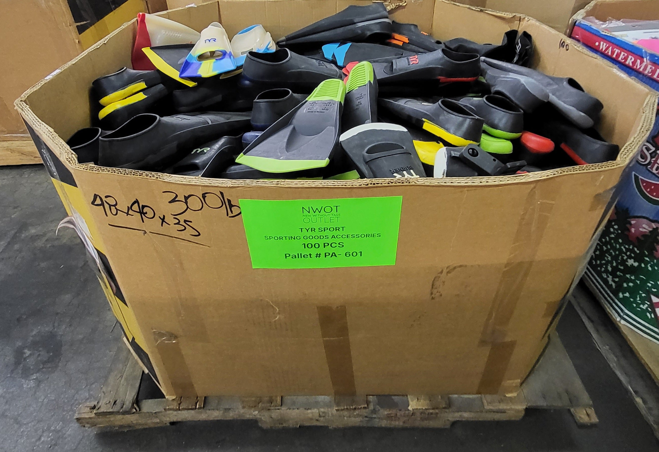 Tyr sport sporting goods accessories | Assorted Men's, Women's Accessories | NWOT | 100 Pieces | Pallet #PA-601