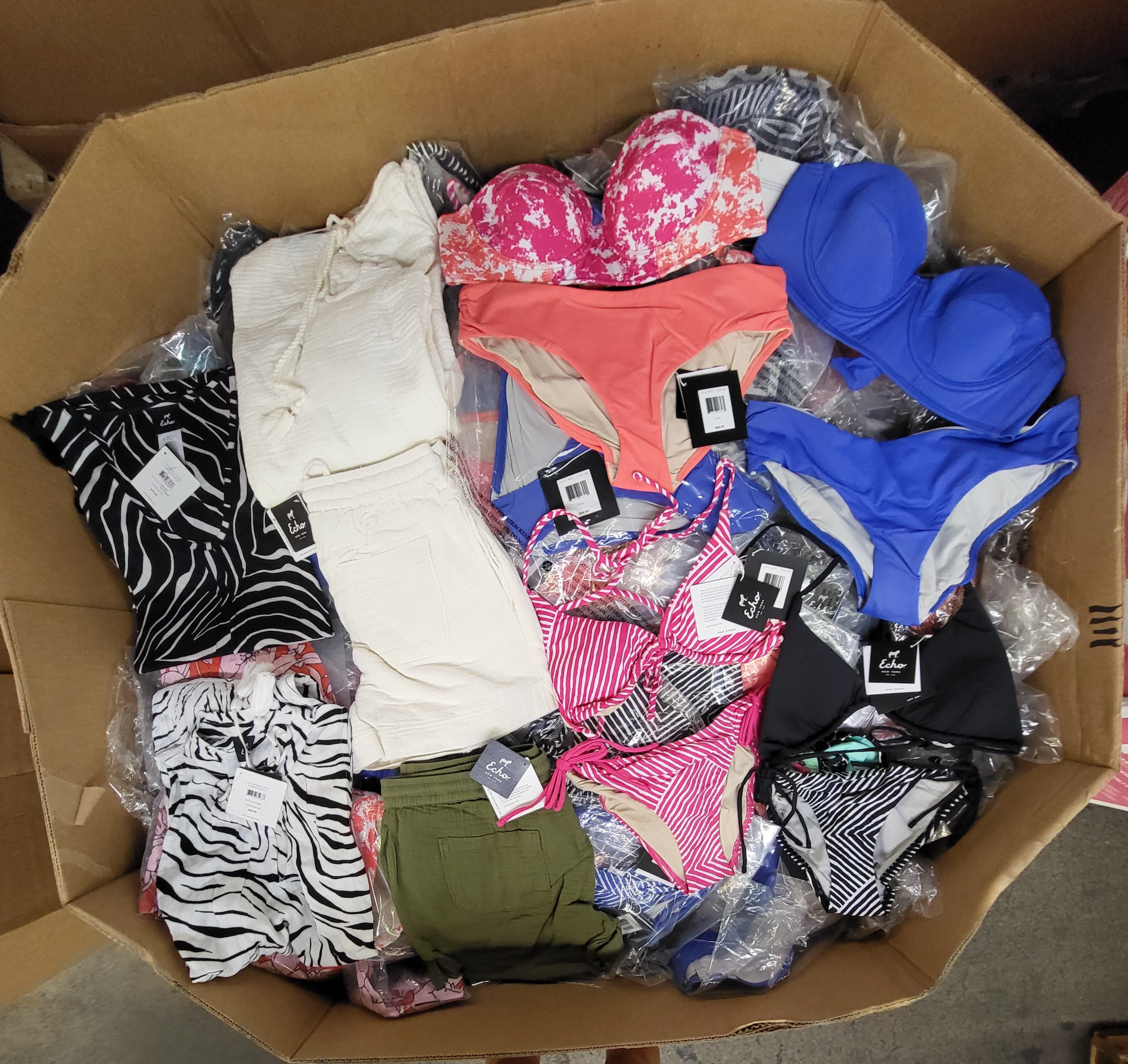 Echo New York women's cover-ups & swimwear | Assorted Women's Apparel | NWT | 500 Pieces | Pallet #PA-605