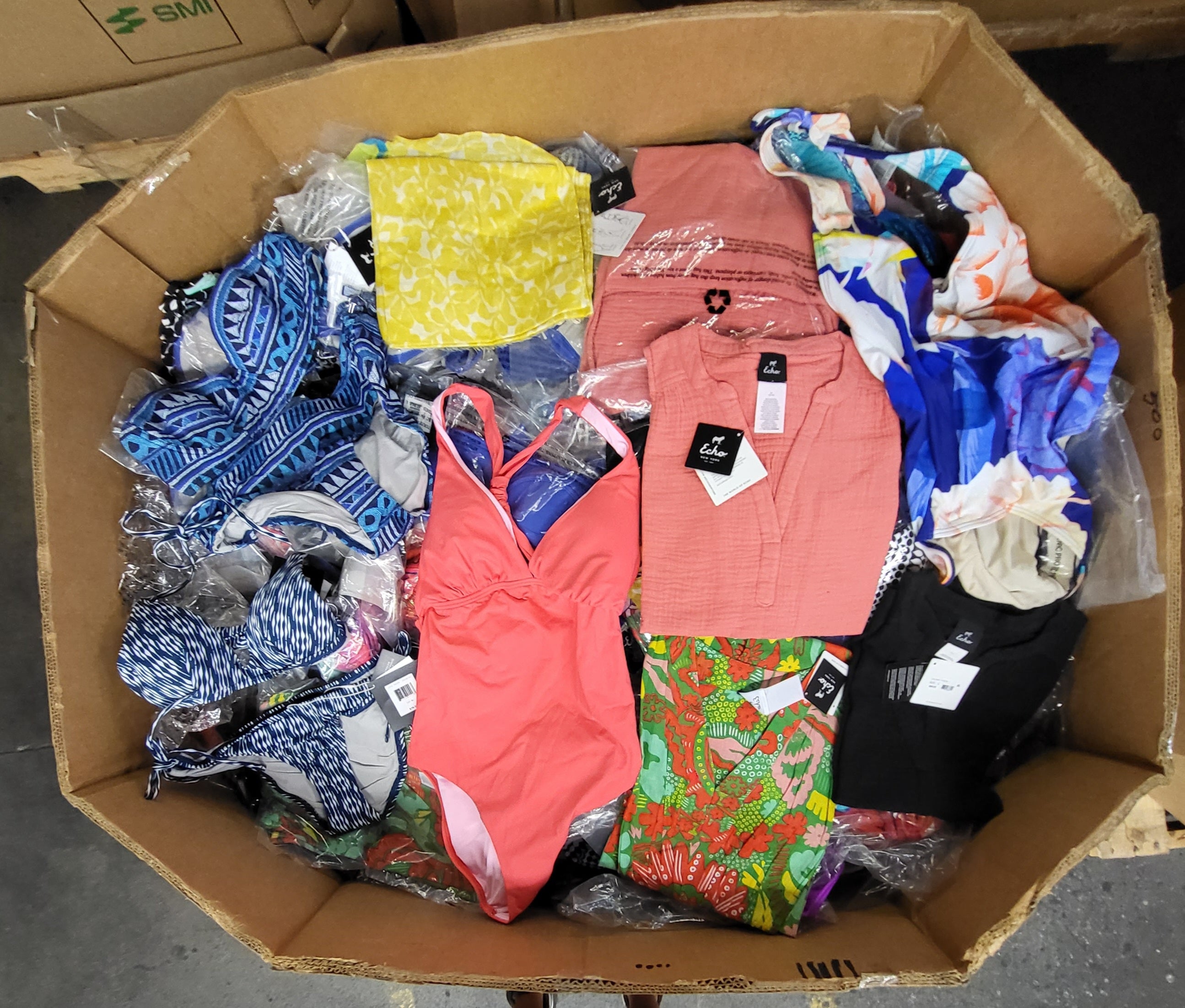 Echo New York Women's Cover-Ups & Swimwear | Assorted Women's Apparel | NWT | 500 Pieces | Pallet #PA-604