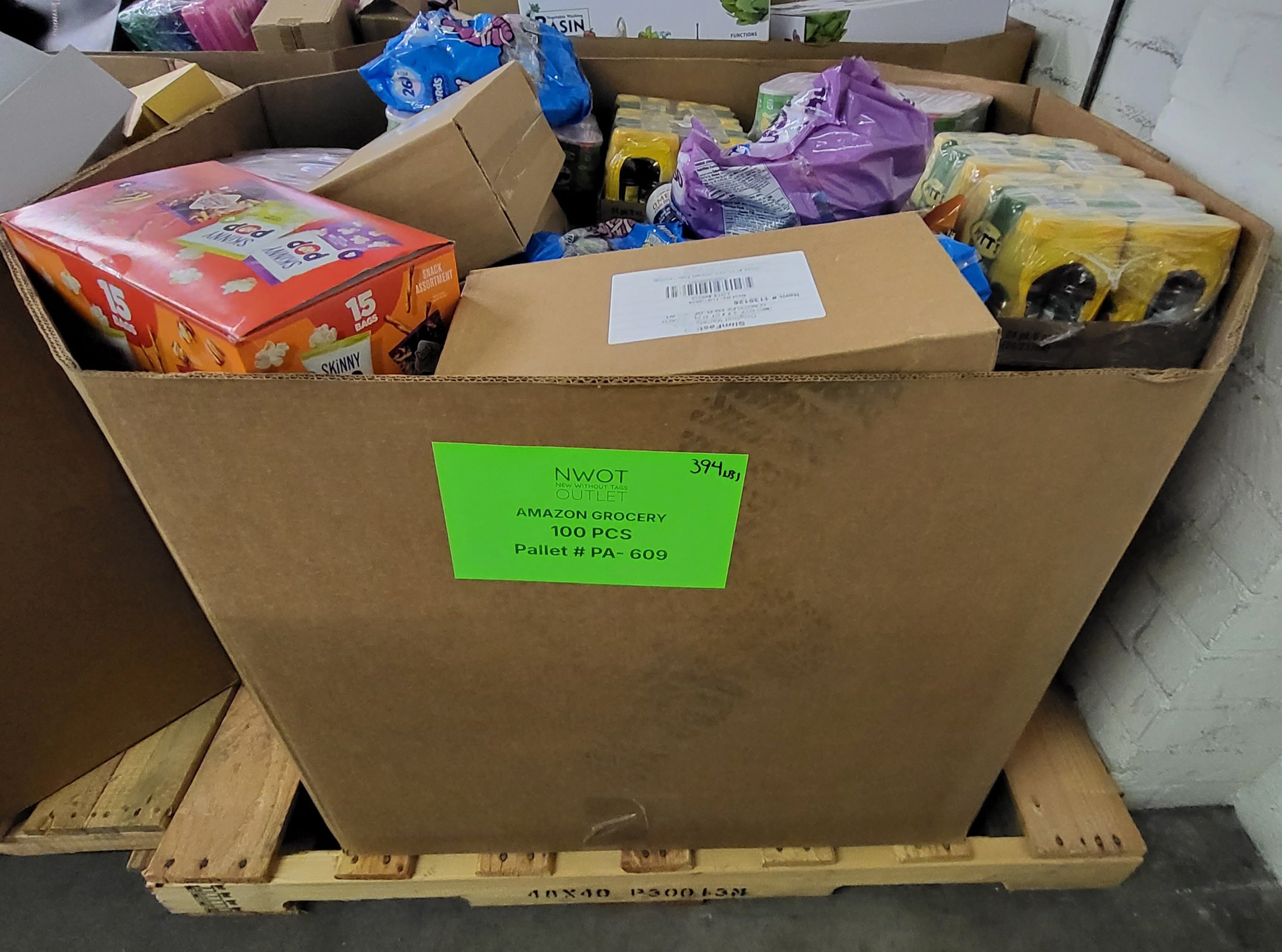 Amazon grocery | Assorted General Merchandise | Returns | 100 Pieces | Pallet #PA-609