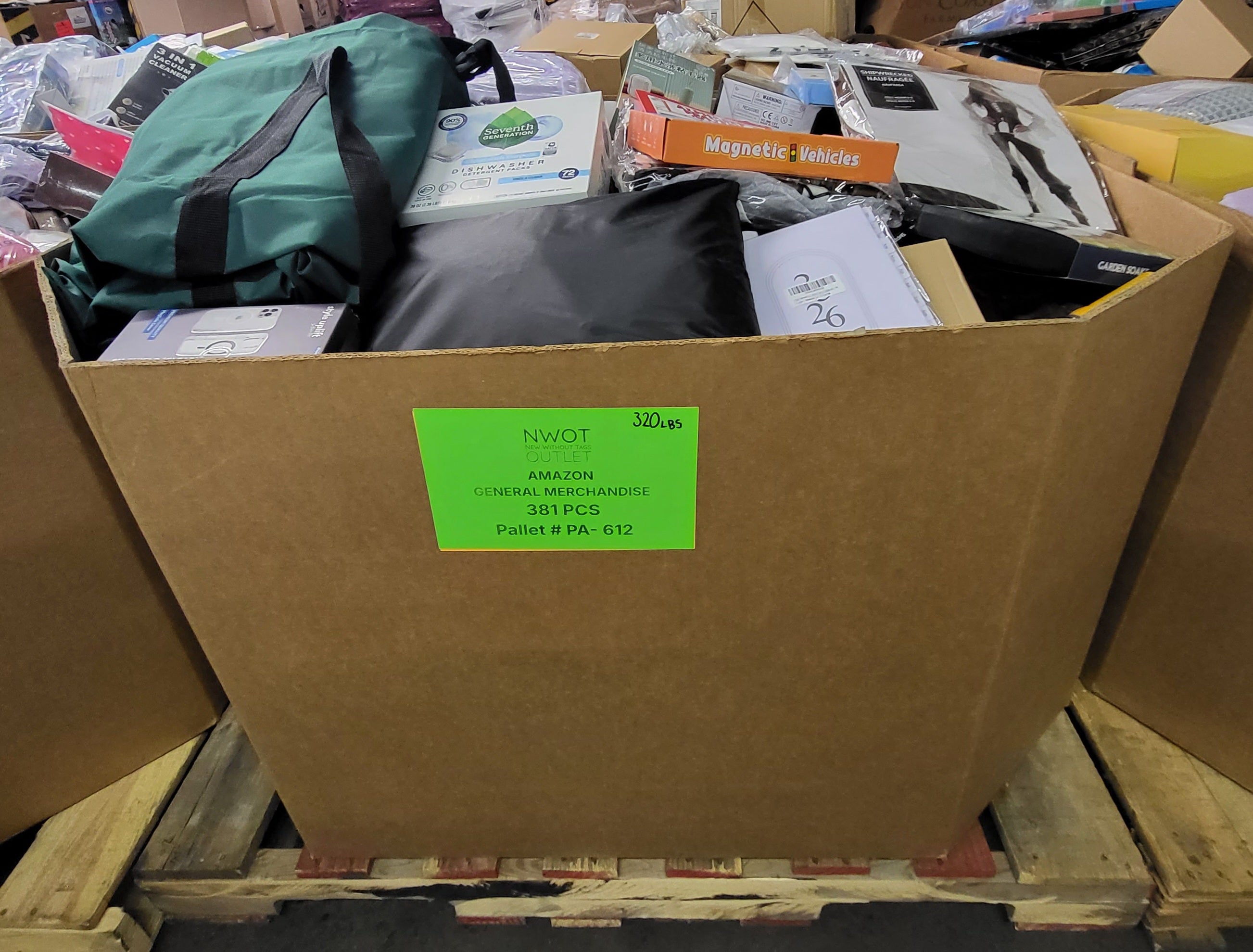 Amazon General Merchandise | Assorted Men's, Women's, Kid's General Merchandise | Returns | 381 Pieces | Pallet #PA-612