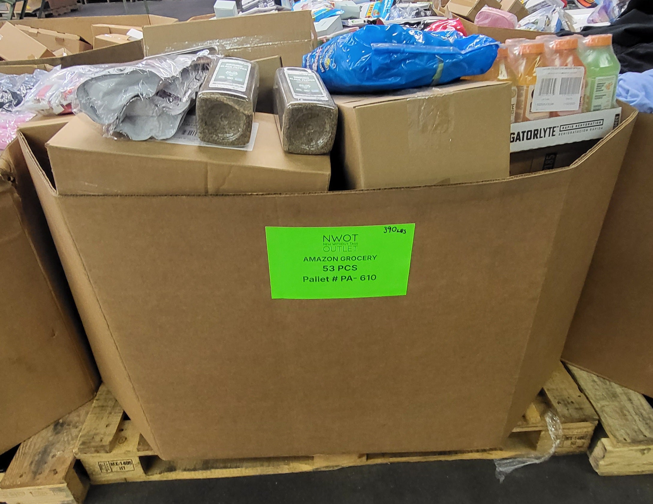 Amazon Grocery | Assorted Men's, Women's, Kid's General Merchandise | Returns | 53 Pieces | Pallet #PA-610