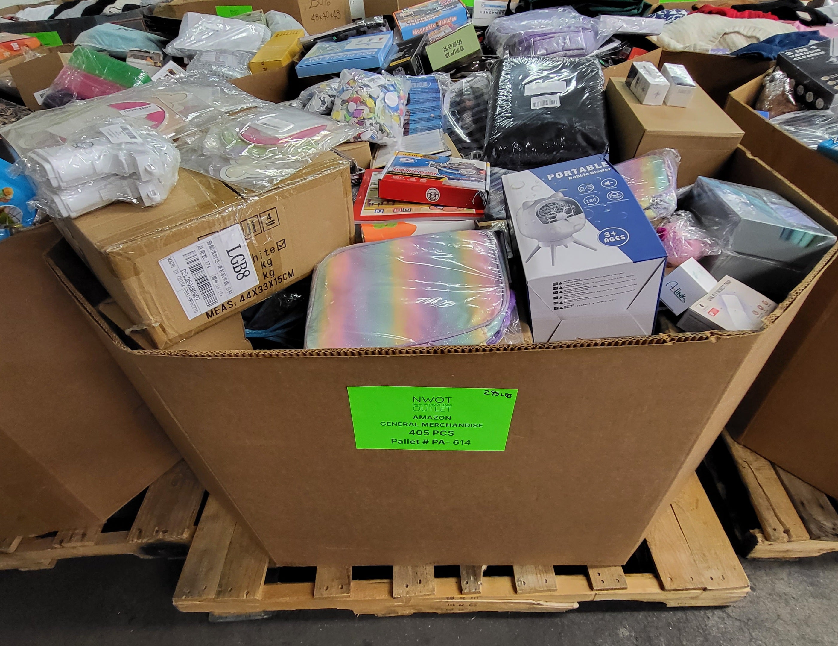 Amazon General Merchandise | Assorted Men's, Women's, Kid's General Merchandise | Returns | 405 Pieces | Pallet #PA-614