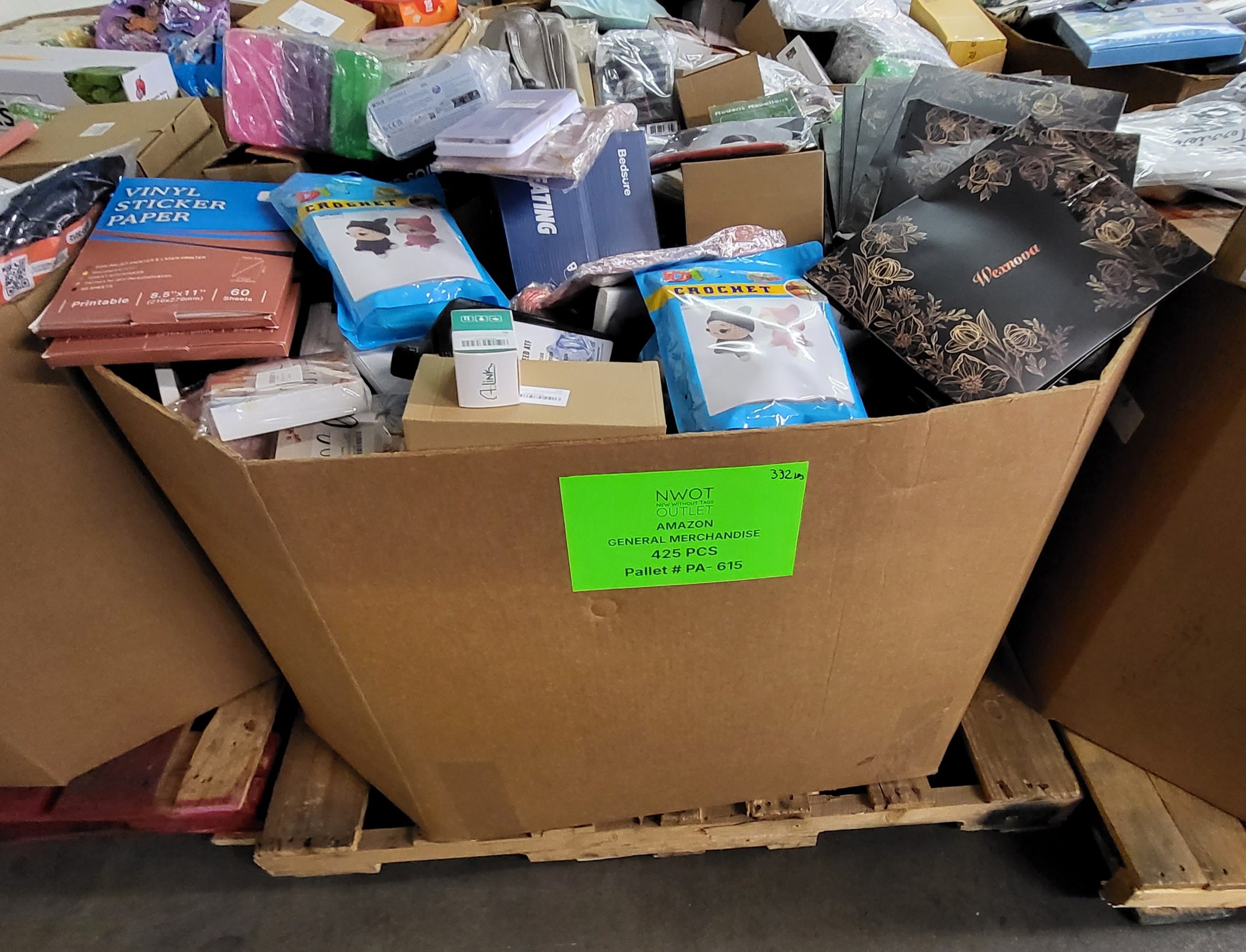 Amazon General Merchandise | Assorted Men's, Women's, Kid's General Merchandise | Returns | 425 Pieces | Pallet #PA-615
