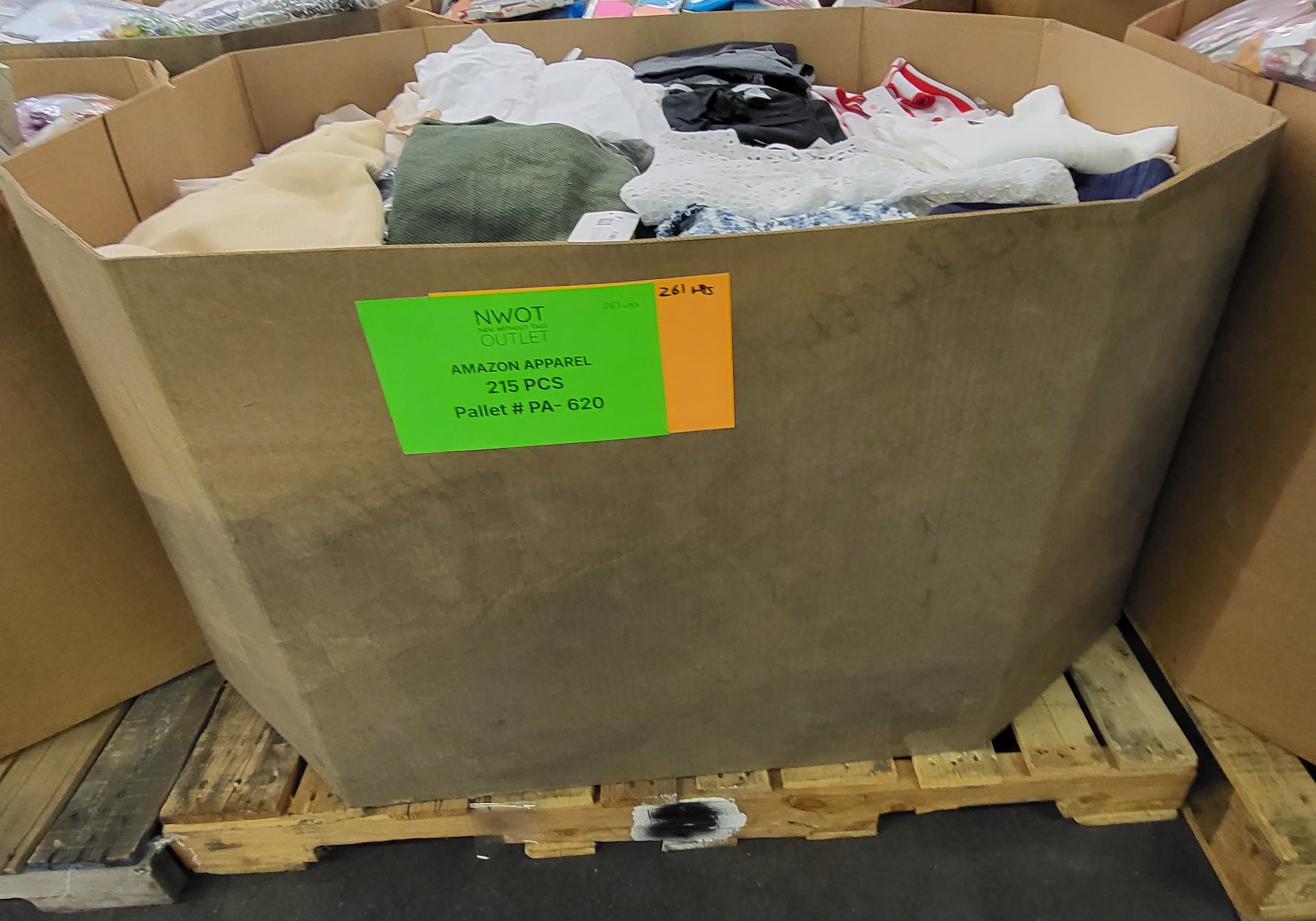 Amazon Apparel | Assorted Men's, Women's, Kid's Apparel | Returns | 215 Pieces | Pallet #PA-620