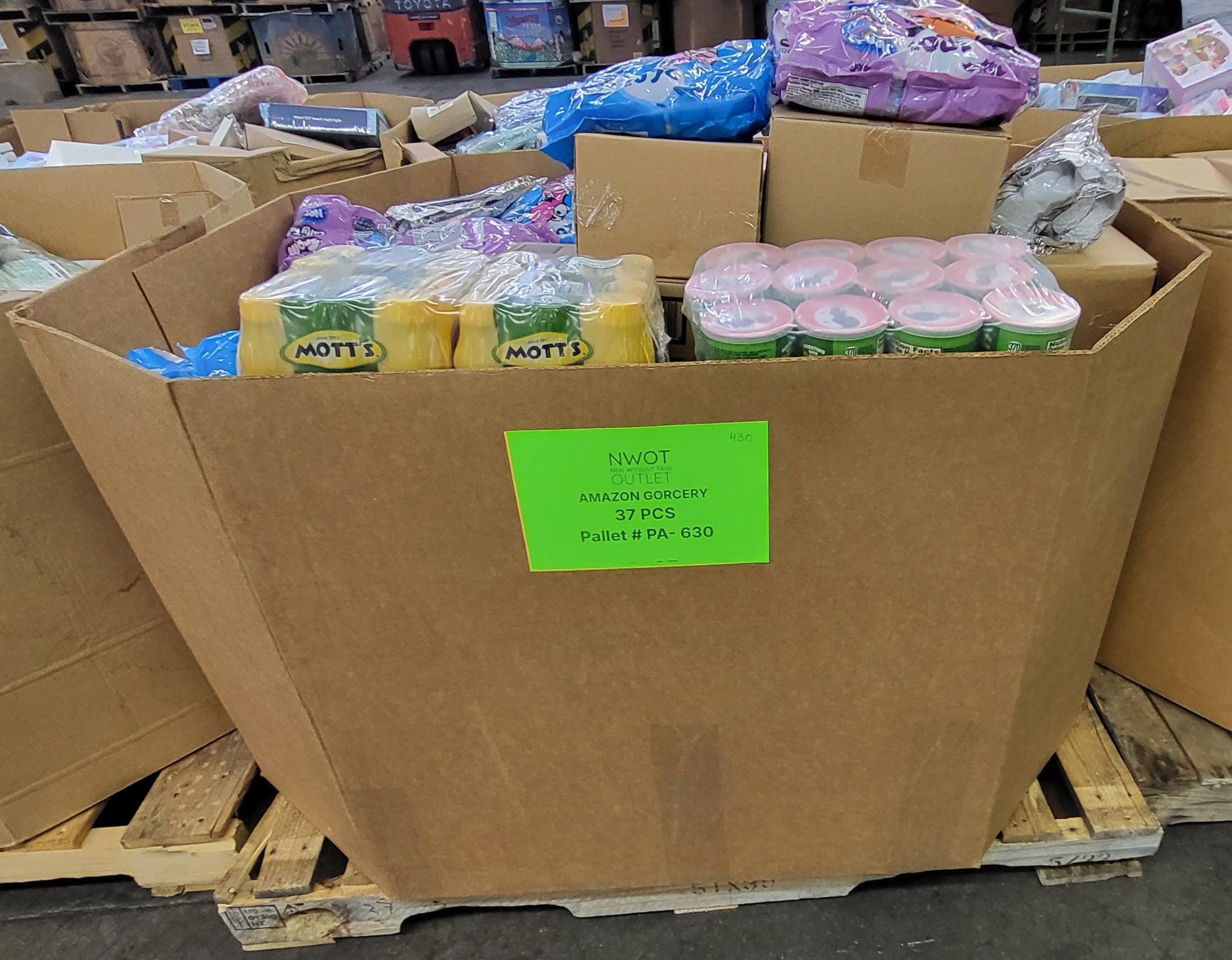 Amazon Grocery | Assorted Men's, Women's, Kid's General Merchandise | Returns | 37 Pieces | Pallet #PA-630