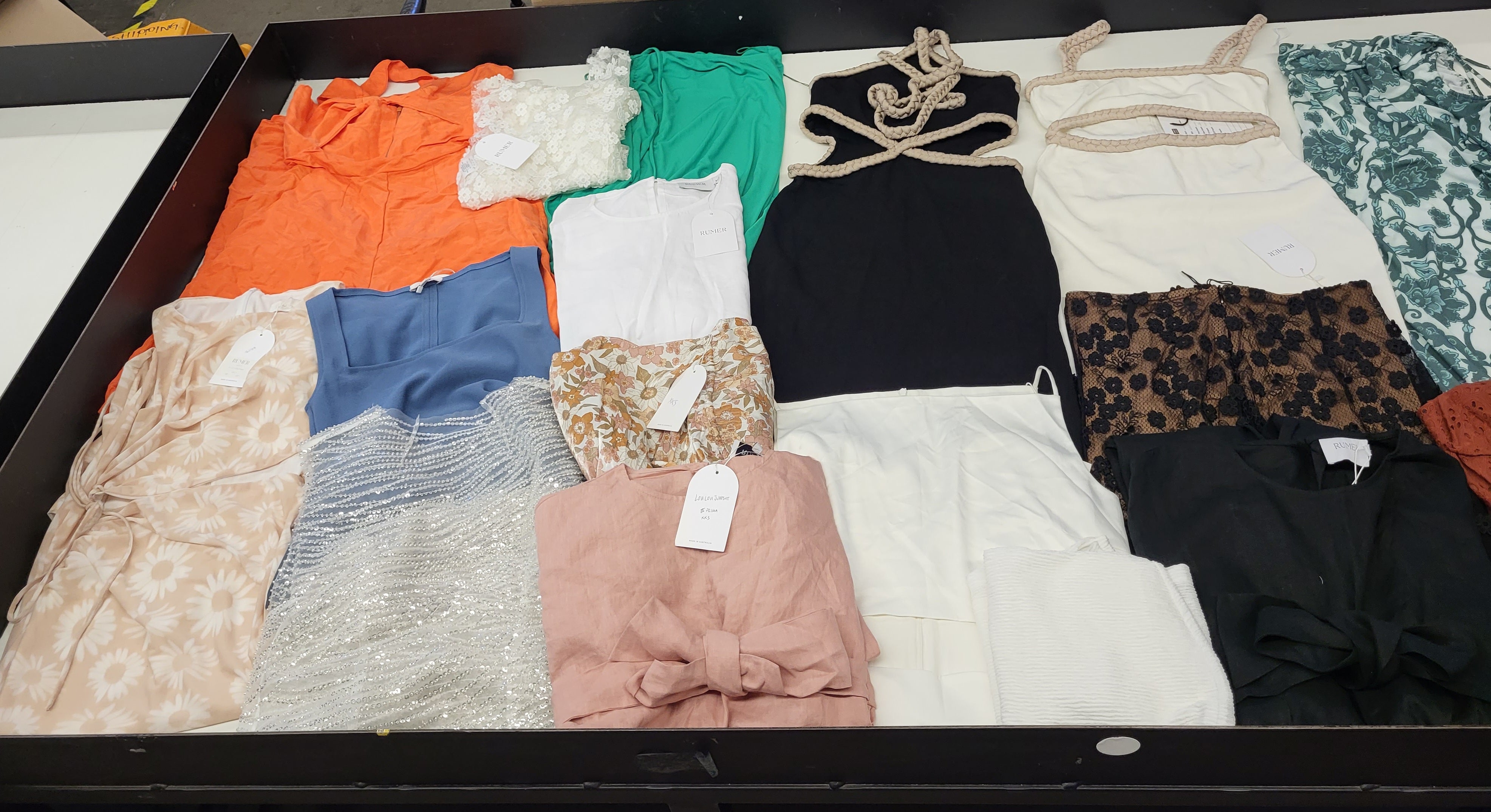 Rumer Womens Contemporary Apparel | Assorted Women's Apparel | NWT | 25 Pieces | Small Box #SMA-564