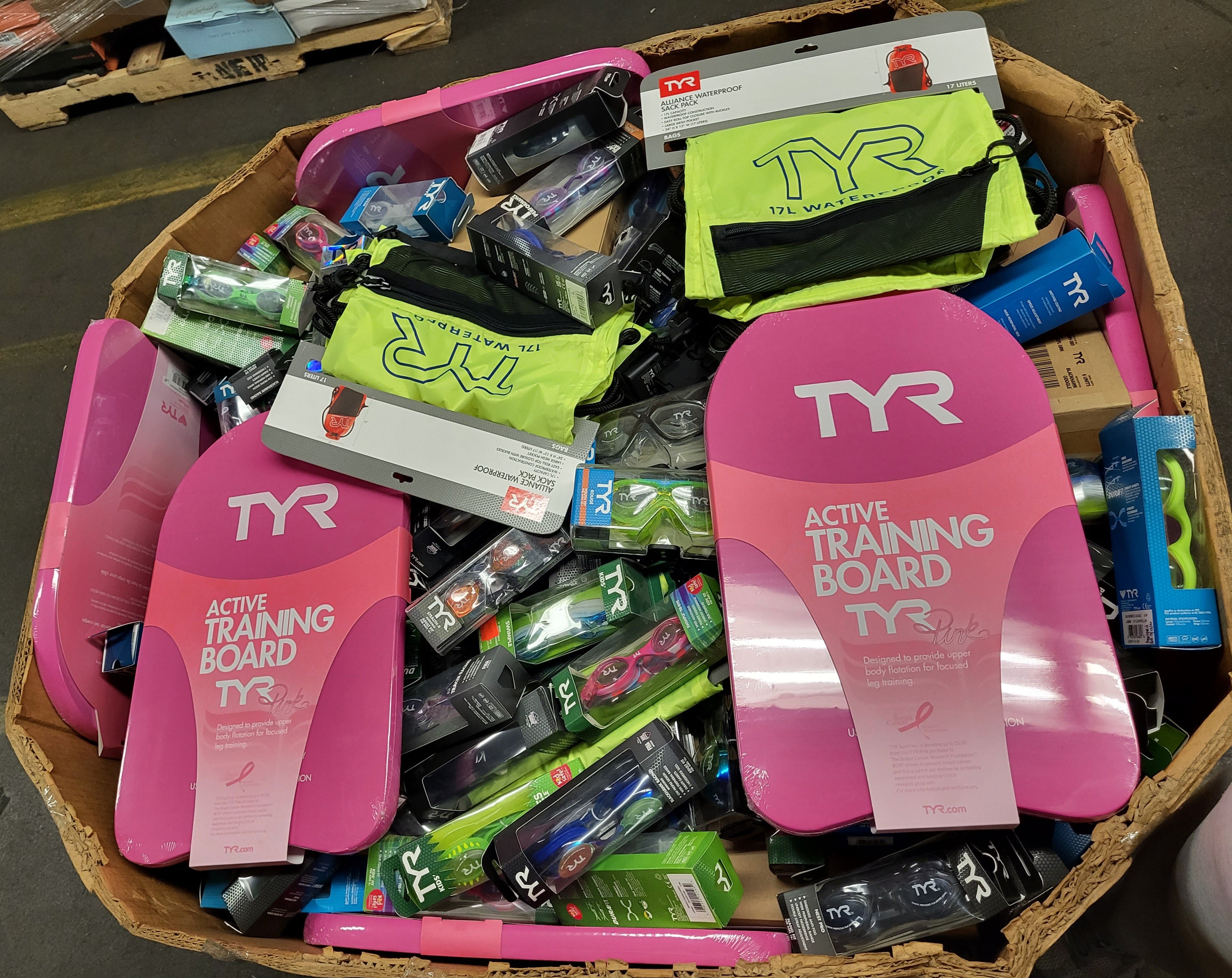 TYR SPORT | Assorted Men's, Women's & Kid's Accessories | NWT | 668 Pieces | Pallet #PA-668