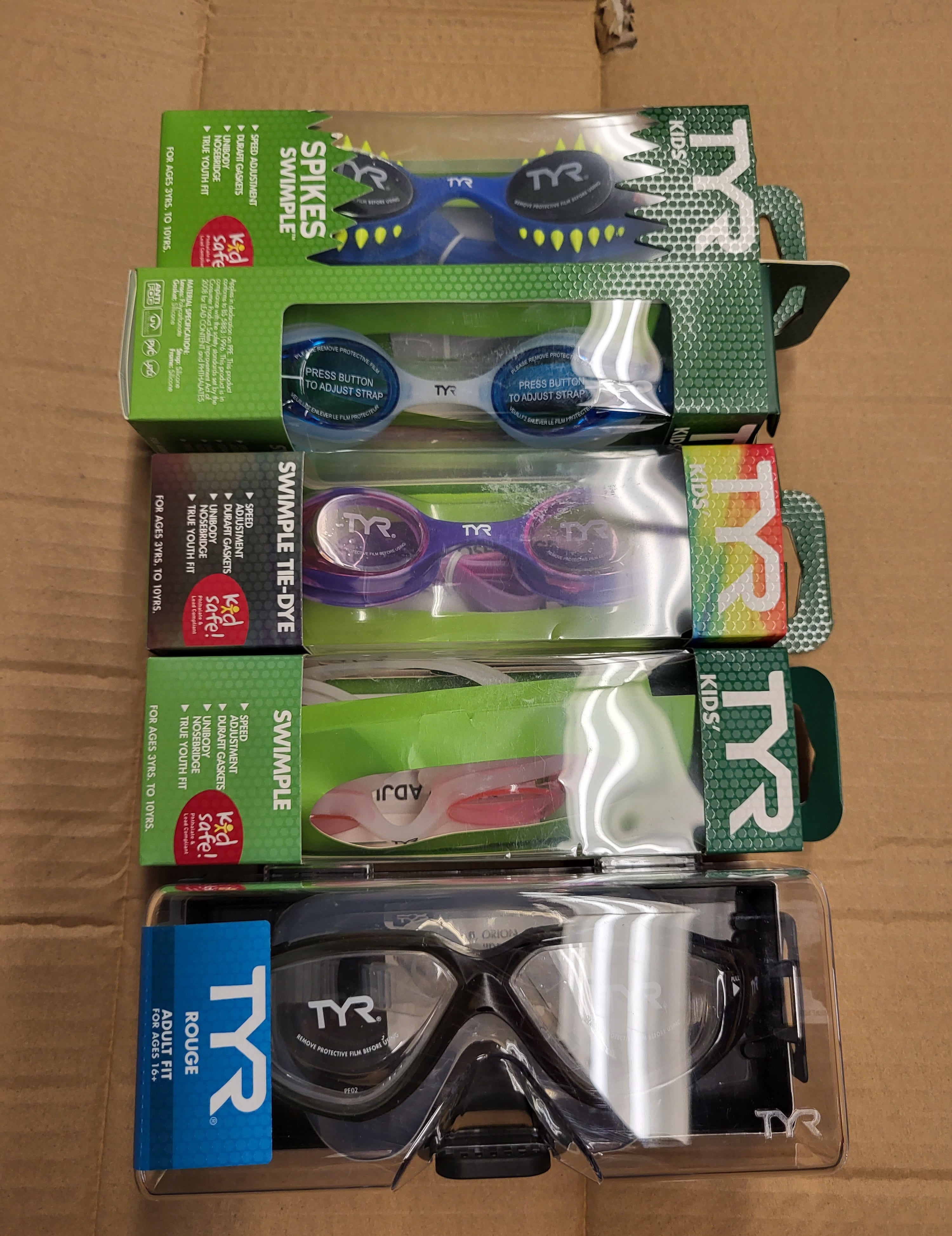 TYR SPORT | Assorted Men's, Women's & Kid's Accessories | NWT | 2138 Pieces | Pallet #PA-664