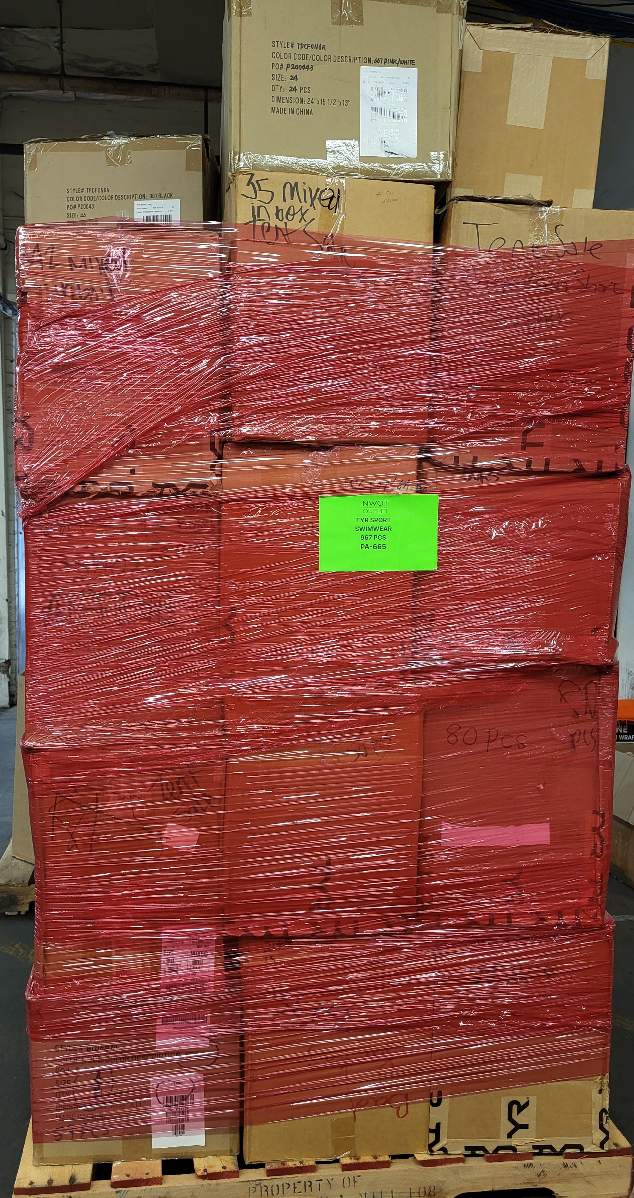 TYR SPORT SWIMWEAR | Assorted Men's, Women's Apparel | NWT | 967 Pieces | Pallet #PA-665