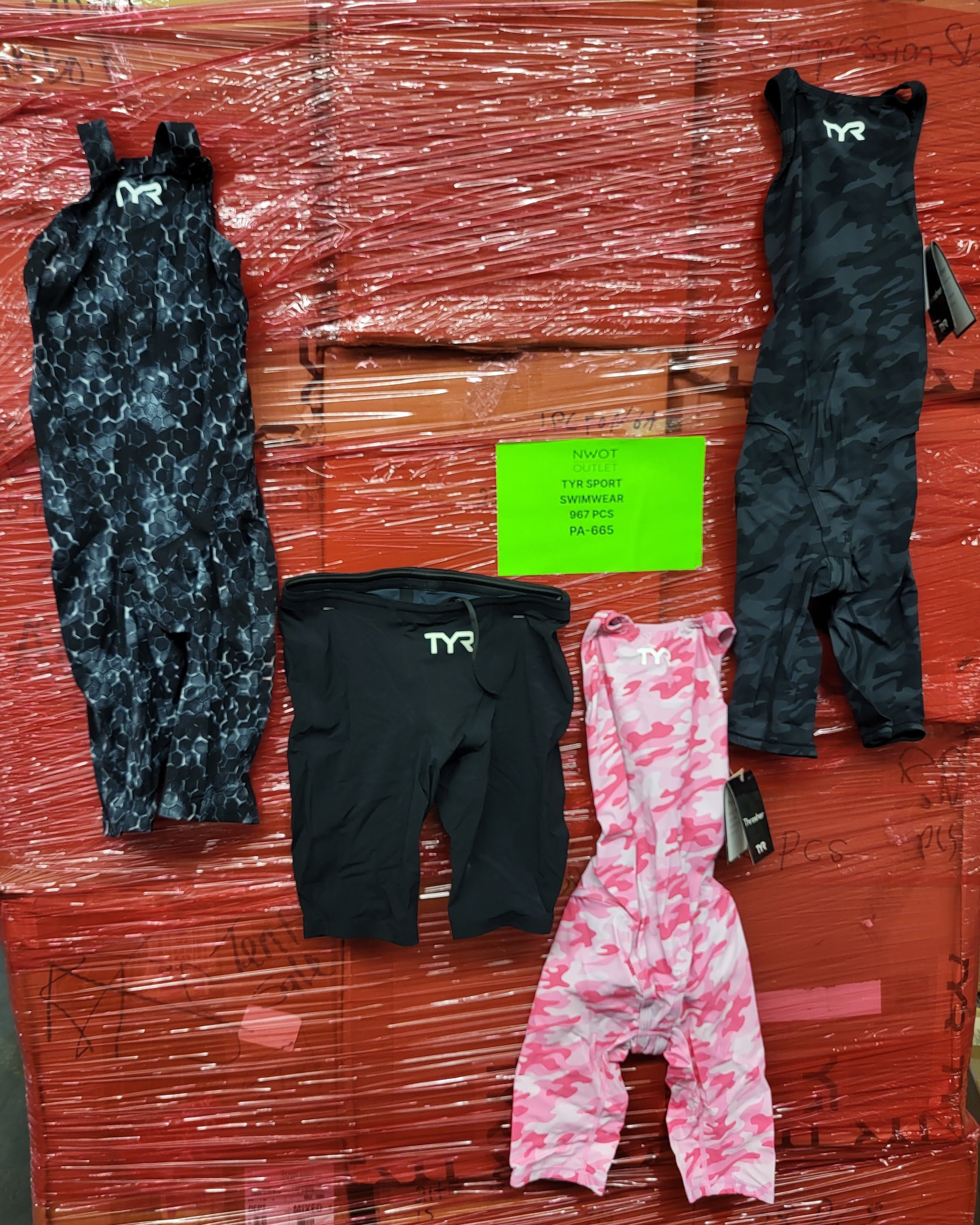 TYR SPORT SWIMWEAR | Assorted Men's, Women's Apparel | NWT | 967 Pieces | Pallet #PA-665