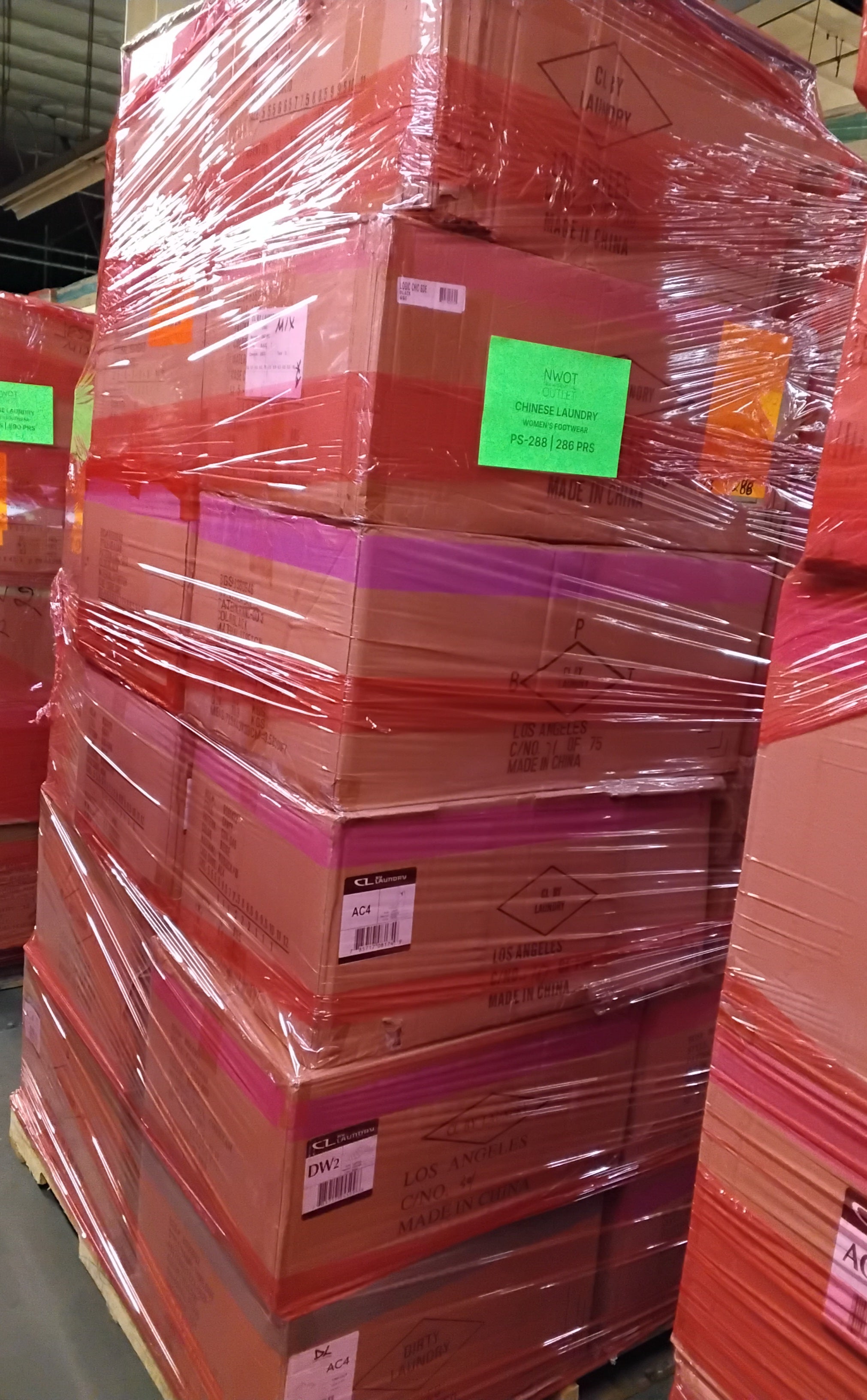 CHINESE LAUNDRY | Assorted Women's Footwear | NWT | 286 Pairs | Pallet #PS-288