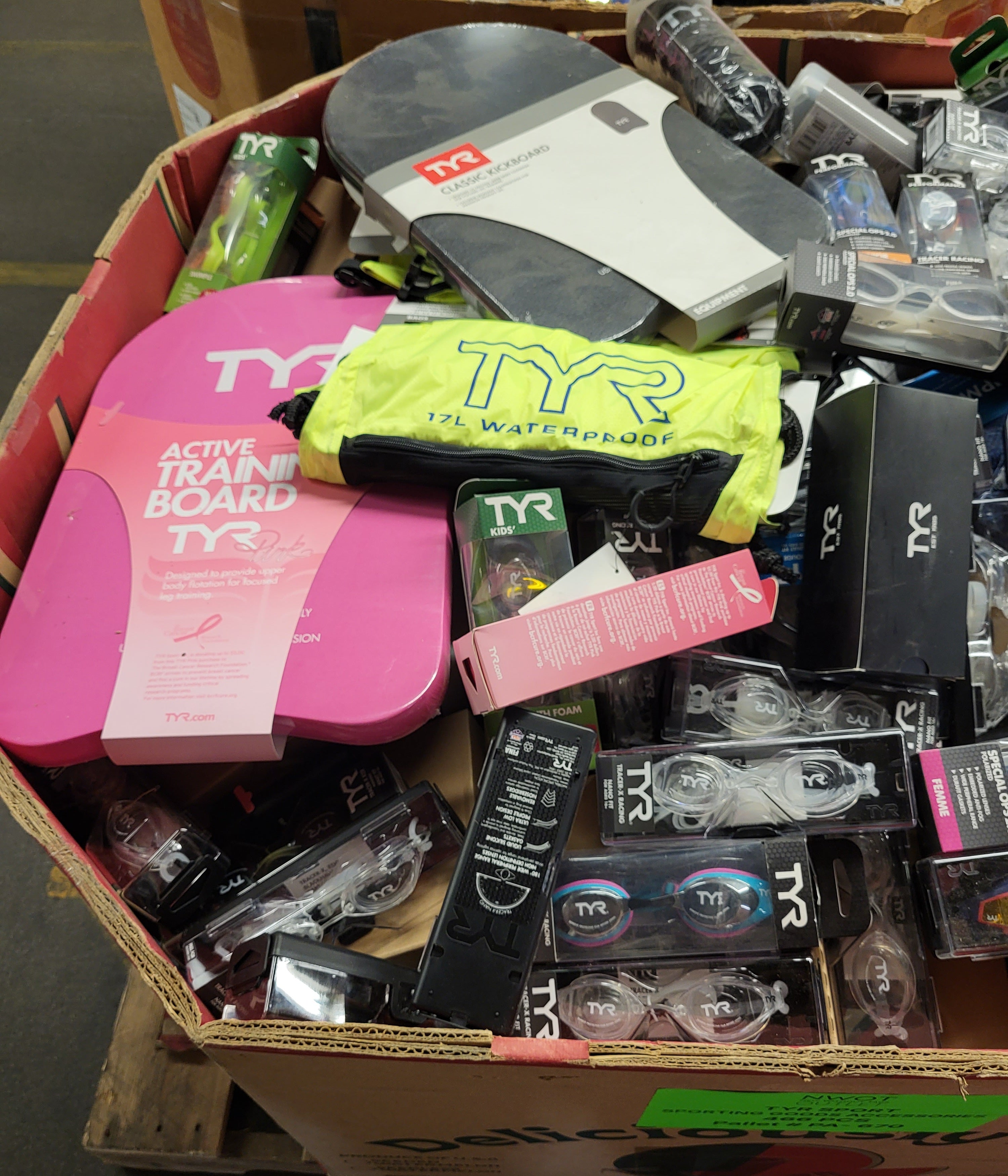 TYR SPORT | Assorted Men's, Women's & Kid's Accessories | NWT | 466 Pieces | Pallet #PA-670