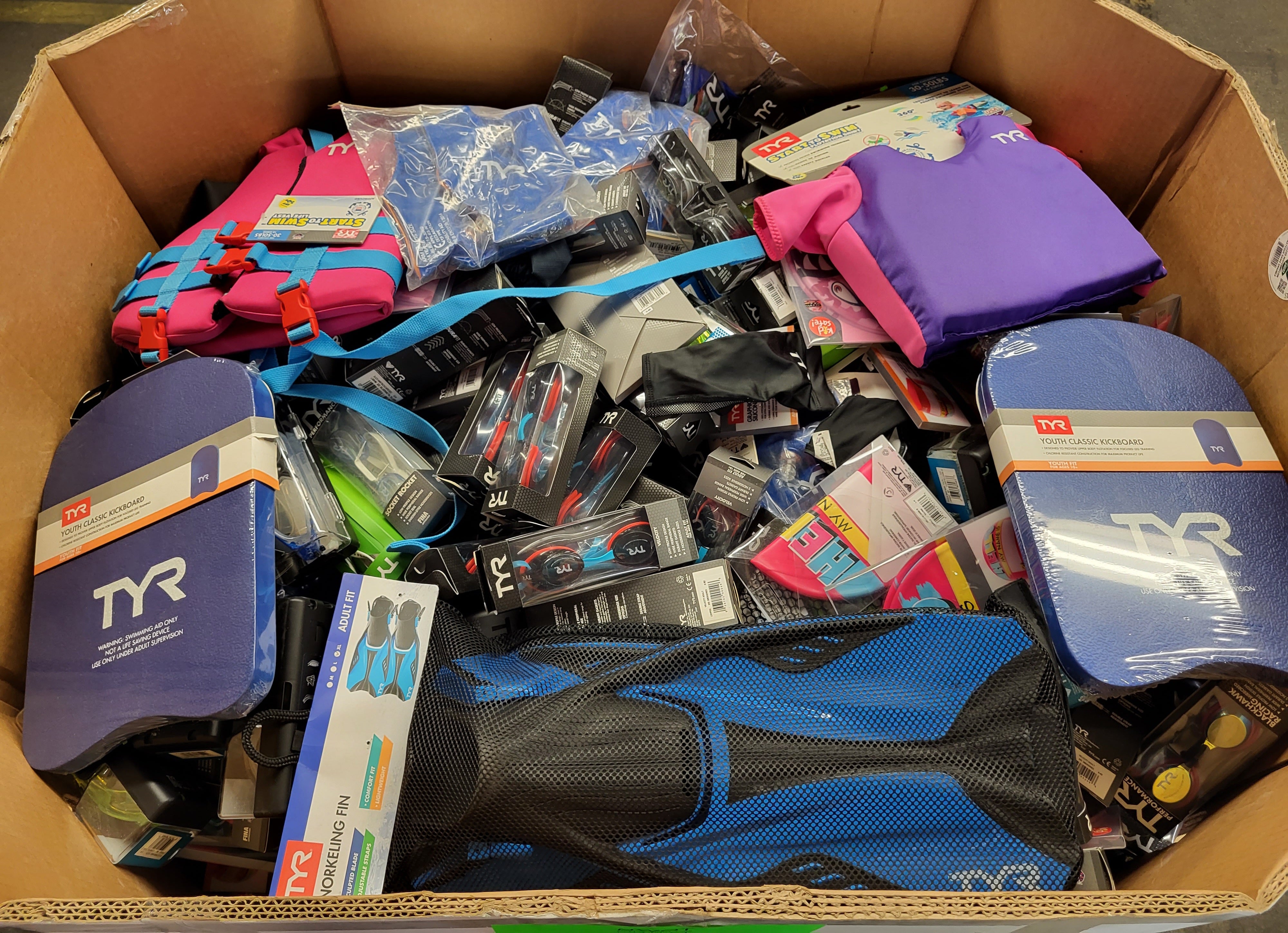 TYR SPORT | Assorted Men's, Women's & Kid's Accessories | NWT | 425 Pieces | Pallet #PA-671