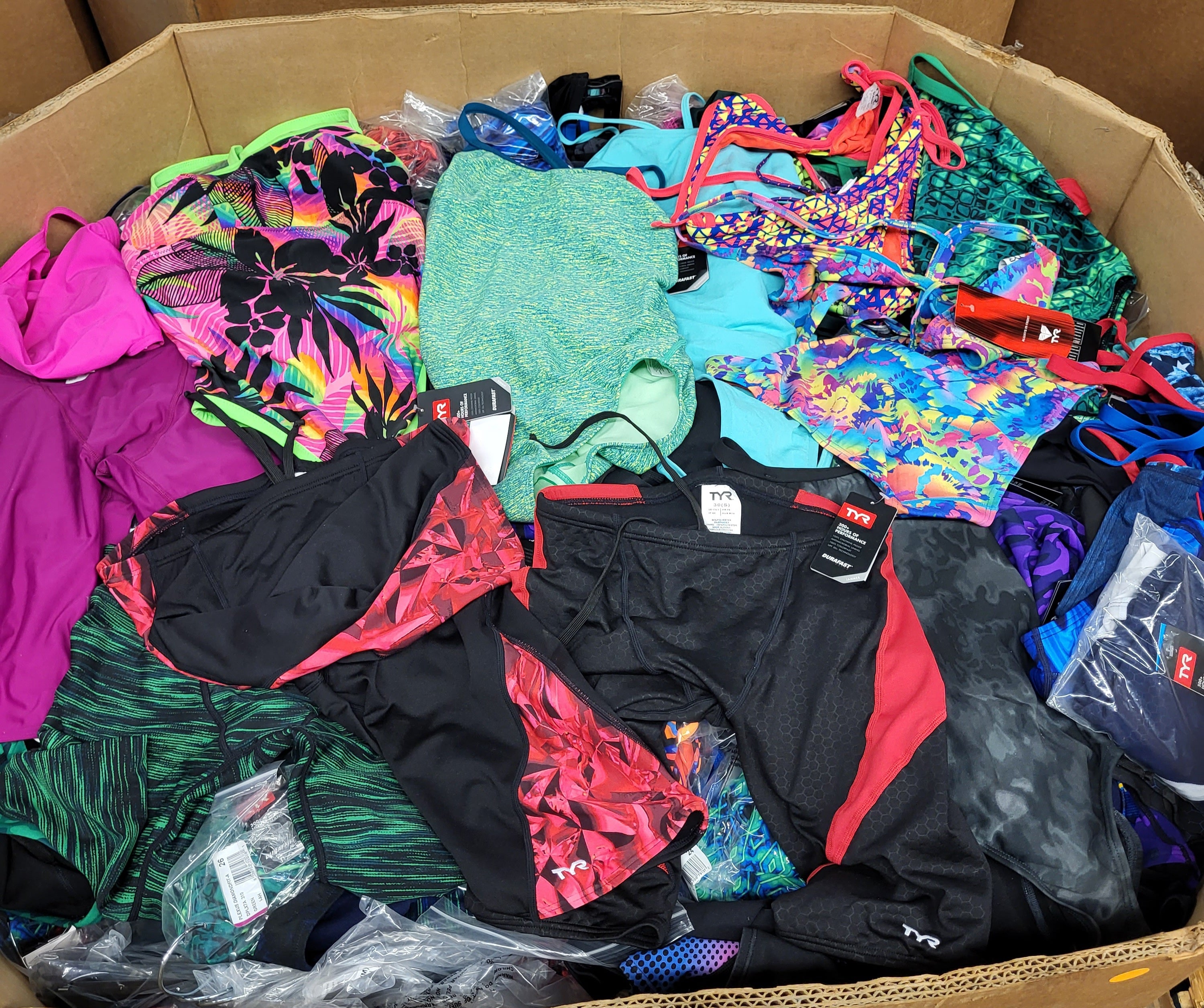 TYR Sport | Assorted Men's, Women's & Kid's Apparel | NWT | 600 Pieces | Pallet #PA-713