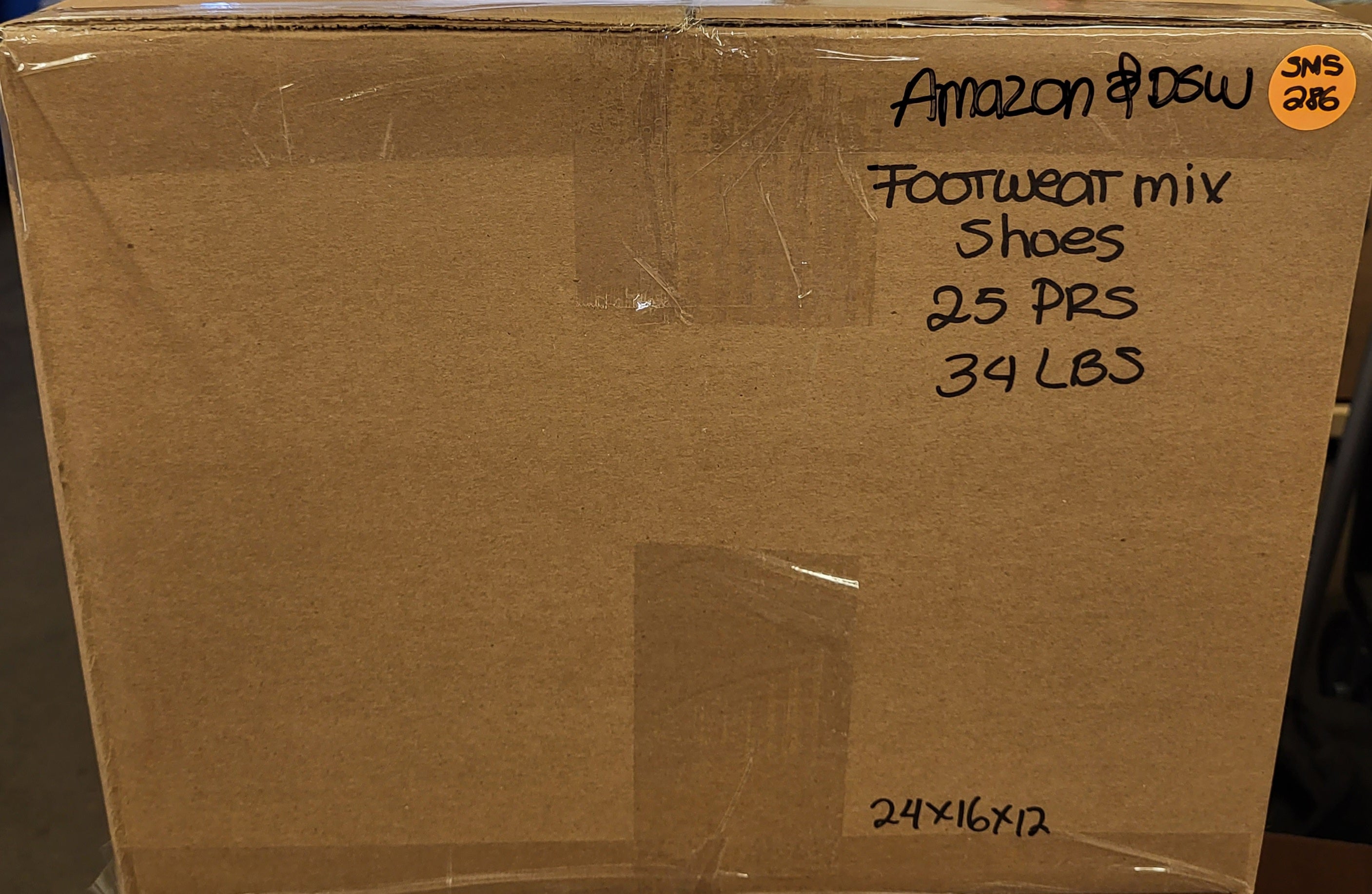 AMAZON & DSW FOOTWEAR MIX | Assorted Men's, Women's Footwear | Returns | 25 Pairs | Small Box #SMS-286