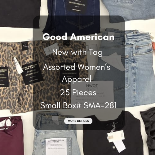 Good American | Assorted Women's Apparel | 25 Pieces | SMALL BOX # SMA-281