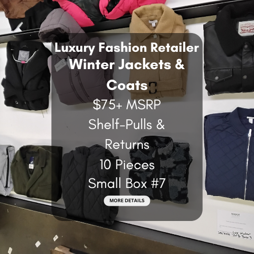 Luxury Fashion Retailer | Winter Jackets & Coats | $75+ MSRP | Shelf-Pulls/Returns | 10 Pieces | Small Box #7