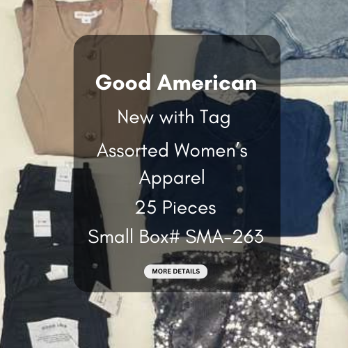 Good American | Assorted Women's Apparel | 25 Pieces | SMALL BOX # SMA-263