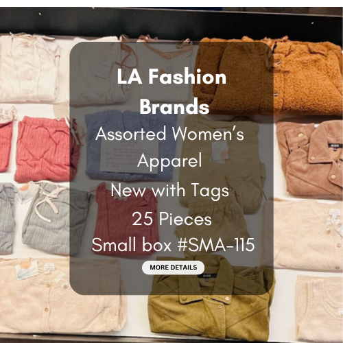 LA Fashion Brands |  Assorted Women's Apparel | 25 Pieces | Small Box #SMA-115