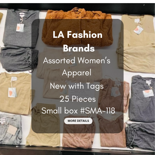 LA Fashion Brands |  Assorted Women's Apparel | 25 Pieces | Small Box #SMA-118