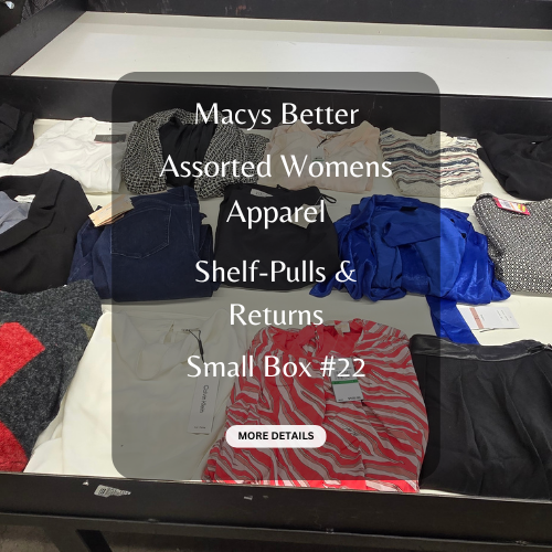 Macys Better | Assorted Womens Apparel | Shelf-Pulls & Returns | 25 Pieces | Small Box #22