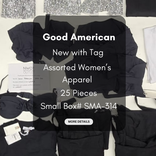 Good American | Assorted Women's Apparel | 25 Pieces | SMALL BOX # SMA-314