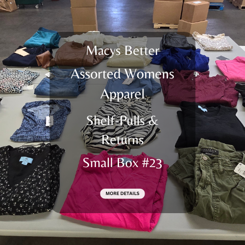 Macys Better | Assorted Womens Apparel | Shelf-Pulls & Returns | 25 Pieces | Small Box #23