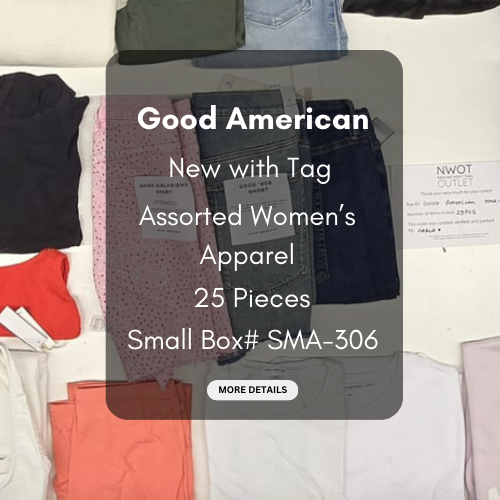 Good American | Assorted Women's Apparel | 25 Pieces | SMALL BOX # SMA-306
