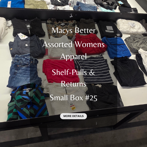 Macys Better | Assorted Womens Apparel | Shelf-Pulls & Returns | 25 Pieces | Small Box #25