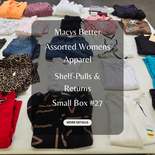 Macys Better | Assorted Womens Apparel | Shelf-Pulls & Returns | 25 Pieces | Small Box #27