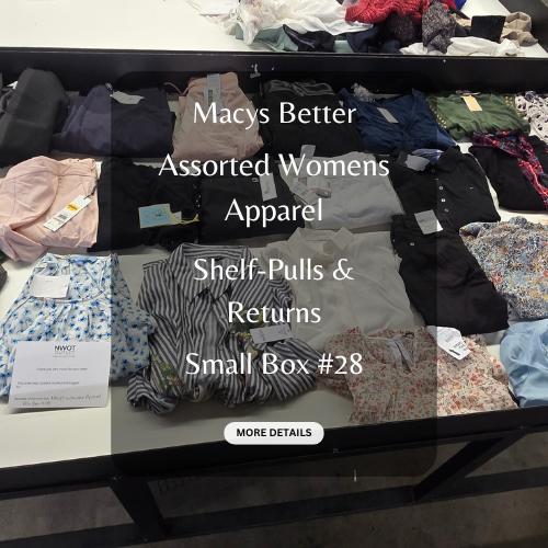 Macys Better | Assorted Womens Apparel | Shelf-Pulls & Returns | 25 Pieces | Small Box #28