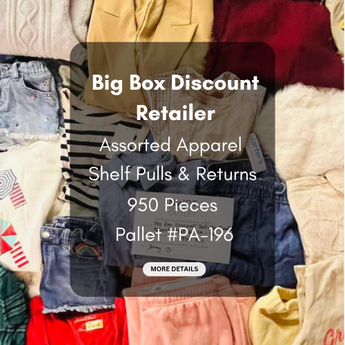Target | Assorted  Apparel | 950 Pieces | Shelf Pulls & Returns | Pallet #PA-196
