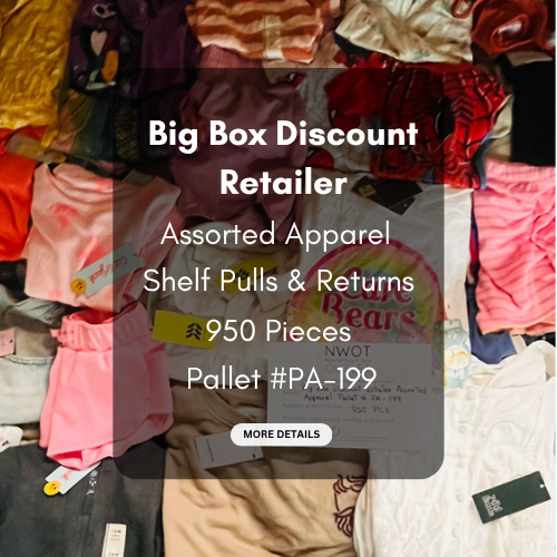Target | Assorted  Apparel | 950 Pieces | Shelf Pulls & Returns | Pallet #PA-199