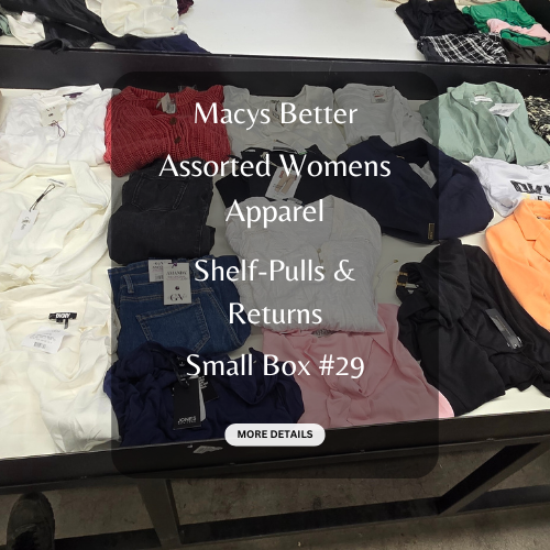 Macys Better | Assorted Womens Apparel | Shelf-Pulls & Returns | 25 Pieces | Small Box #29