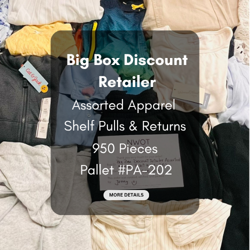 Target | Assorted  Apparel | 950 Pieces | Shelf Pulls & Returns | Pallet #PA-202