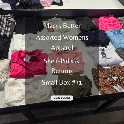 Macys Better | Assorted Womens Apparel | Shelf-Pulls & Returns | 25 Pieces | Small Box #31