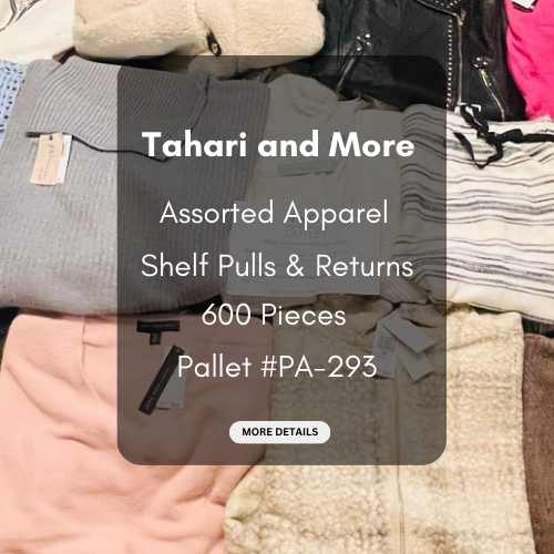 Tahari and more | Assorted  Apparel | 600 Pieces | New with Tag | Pallet #PA-293