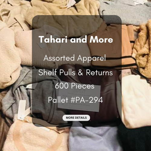 Tahari and more | Assorted  Apparel | 600 Pieces | New with Tag | Pallet #PA-294