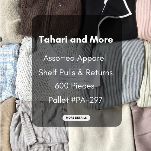 Tahari and more | Assorted  Apparel | 600 Pieces | New with Tag | Pallet #PA-297