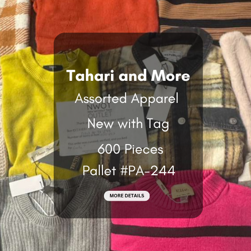 Tahari and more | Assorted  Apparel | 600 Pieces | New with Tag | Pallet #PA-244