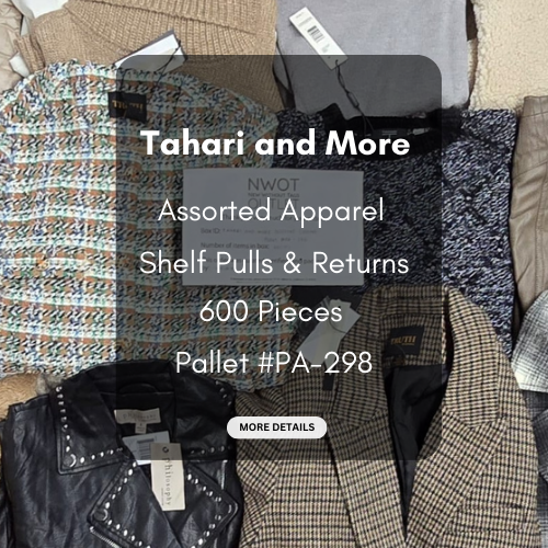 Tahari and more | Assorted  Apparel | 600 Pieces | New with Tag | Pallet #PA-298