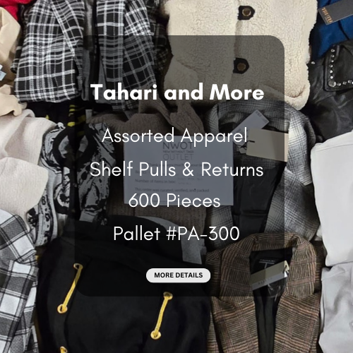 Tahari and more | Assorted  Apparel | 600 Pieces | New with Tag | Pallet #PA-300