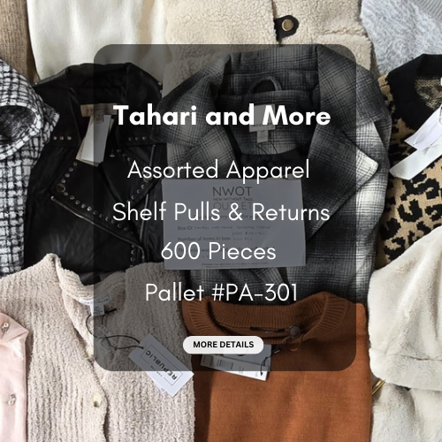 Tahari and more | Assorted  Apparel | 600 Pieces | New with Tag | Pallet #PA-301