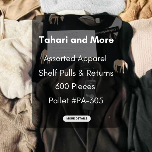 Tahari and more | Assorted  Apparel | 600 Pieces | New with Tag | Pallet #PA-305