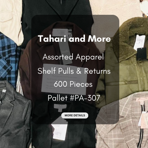 Tahari and more | Assorted  Apparel | 600 Pieces | New with Tag | Pallet #PA-307