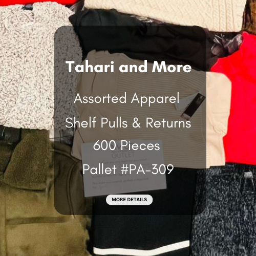 Tahari and more | Assorted  Apparel | 600 Pieces | New with Tag | Pallet #PA-309