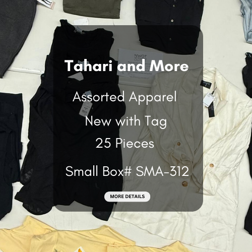Tahari and more | Assorted  Apparel | 25 Pieces | New with Tag |Small box #SMA-312