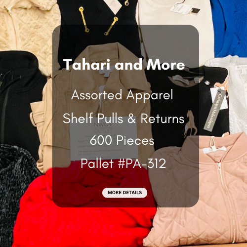 Tahari and more | Assorted  Apparel | 600 Pieces | New with Tag | Pallet #PA-312